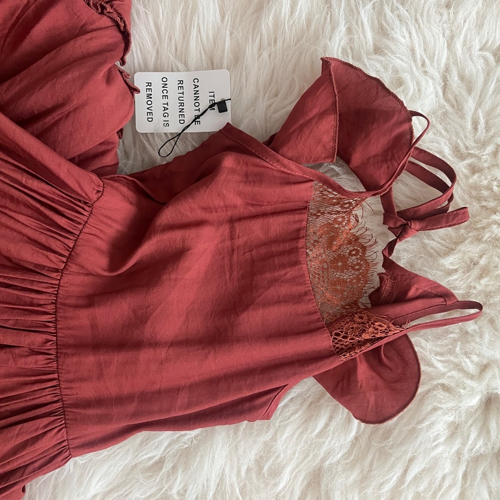 NWT Joyfolie Evony Dress Cinnabar Sz 7 - Picture 12 of 16